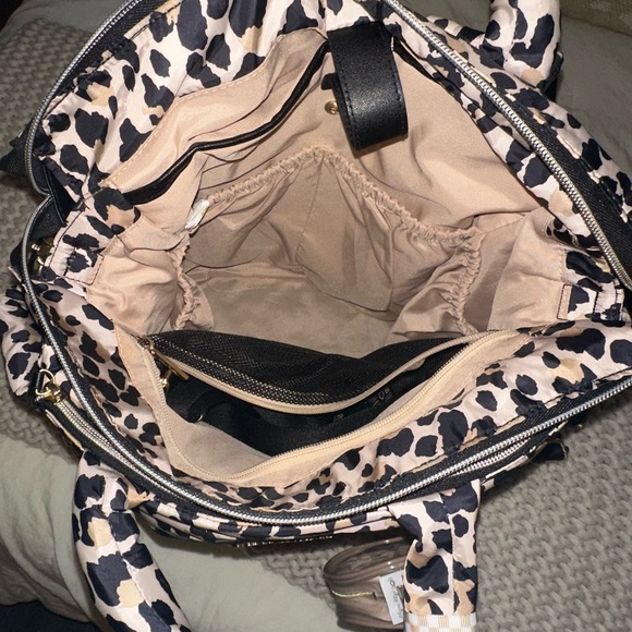 Itzy Ritzy Dream Convertible Leopard Print Diaper Bag - Picture 4 of 5